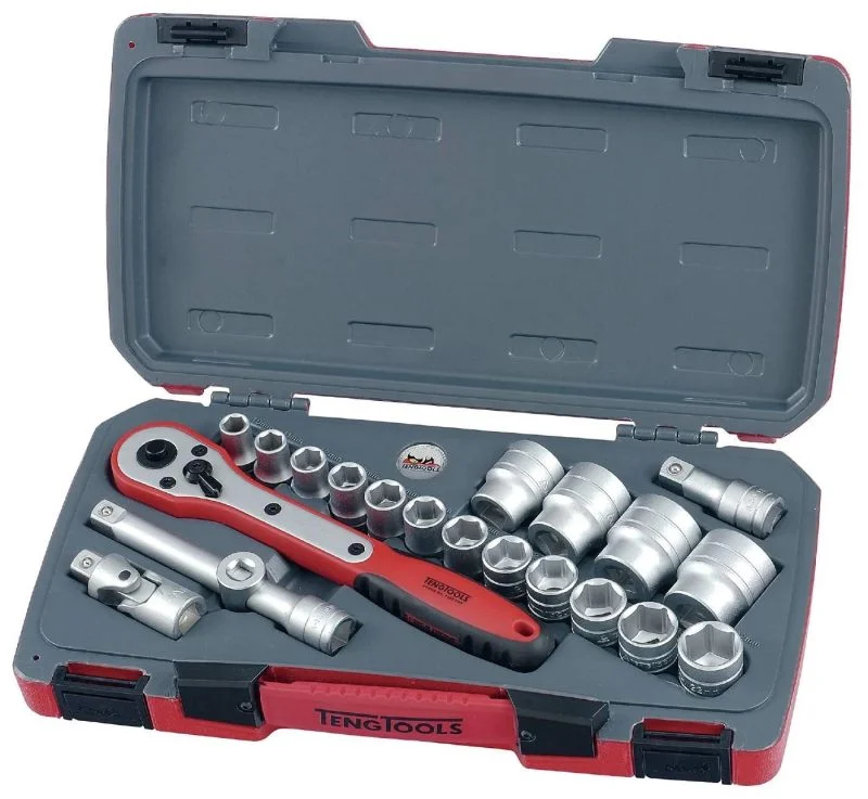 Teng Tools Pipenøkkelsett 1/2 T1221-6